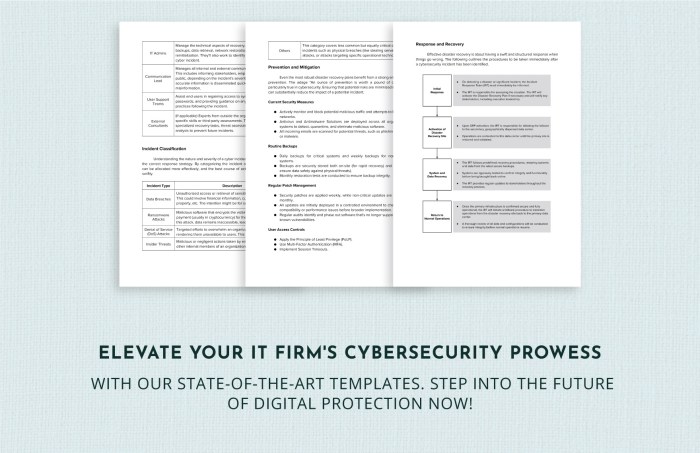 Cybersecurity Disaster Recovery Plan Template in Word, PDF, Google Docs ...